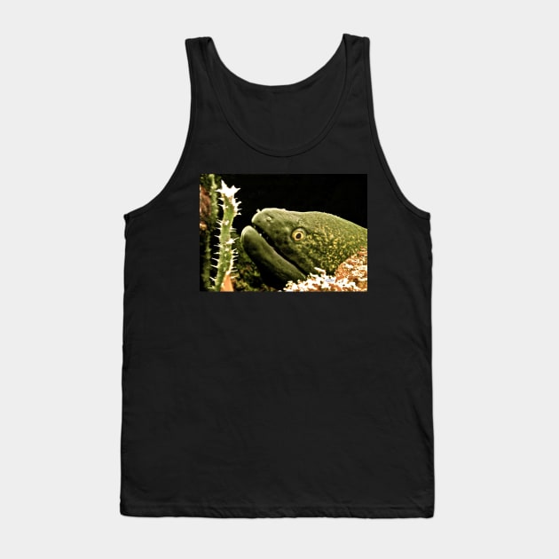 GREEN SERPENT Tank Top by dumbodancer